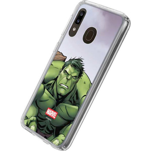 Marvel Avengers Hulk Galaxy A20 Clear Case